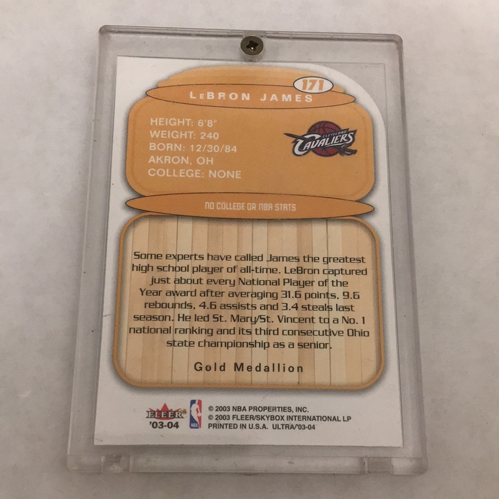 LeBron James Rookie Card - Picture 4 of 4
